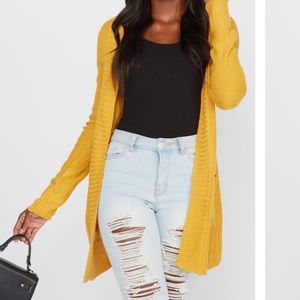 BRAND NEW WITH TAGS mustard cardigan
